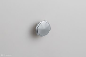 RC016 мебельная ручка-кнопка сатиновый хром