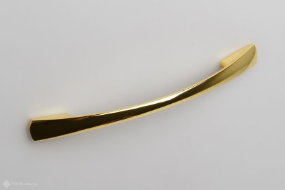 RS005 мебельная ручка-скоба 128 мм золото полированное