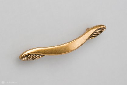 WMN743 мебельная ручка-скоба 96 мм состаренное золото