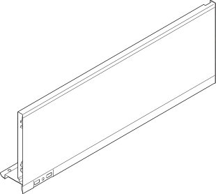 Царга LEGRABOX pure, высота C (177 мм), НД=350 мм, правая, белый-шелк