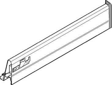 TANDEMBOX, царга N 68/450мм, серая, правая
