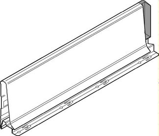 TANDEMBOX, царга 115/500мм, серый орион, левая