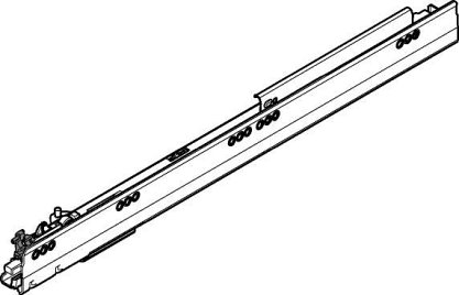 TANDEMBOX Tip-On, Направляющие 30кг, 350мм, прав.