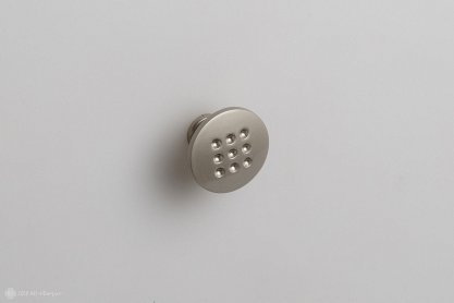 RC011 мебельная ручка-кнопка сатиновый никель