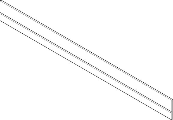 ORGA-LINE, поперечный разделитель под раскрой 1077мм, белый