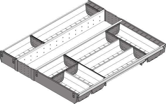 ORGA-LINE, комплект лотков, ширина 600мм, длина 600мм