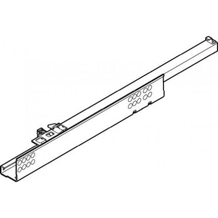 TANDEM без BLUMOTION для боковин 11-16 мм, частичного выдвижения, 30 кг, 360мм, прав.