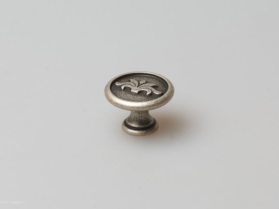 Pandora мебельная ручка-кнопка состаренное серебро малая
