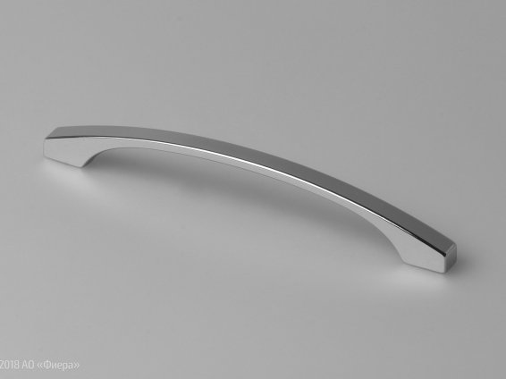 FS056 Мебельная ручка-скоба, 128 мм, хром глянцевый