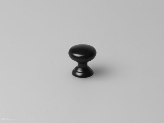 Ursula мебельная ручка-кнопка черная