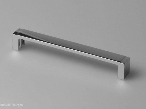 FS040 мебельная ручка-скоба 160 мм хром глянцевый