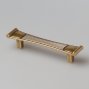 Orient мебельная ручка-скоба 96 мм состаренное золото