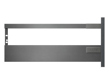 Ящик TANDEMBOX antaro TIP-ON BLUMOTION (высота B 160, глубина 400 мм, 10-30 кг), крепление INSERTA, серый орион