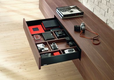 Ящик LEGRABOX pure (высота M 90,5, глубина 400 мм), терра-черный