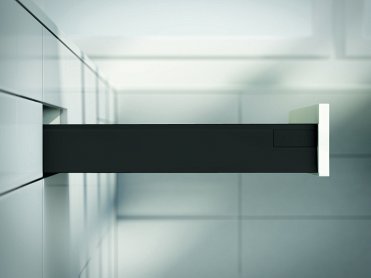 Ящик TANDEMBOX antaro с TIP-ON BLUMOTION (высота М 98,5, глубина 350 мм, вес ящика от 10 до 30 кг), крепление под саморезы, черный