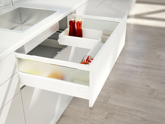 Ящик под мойку TANDEMBOX antaro (224х450), под саморезы, бел.