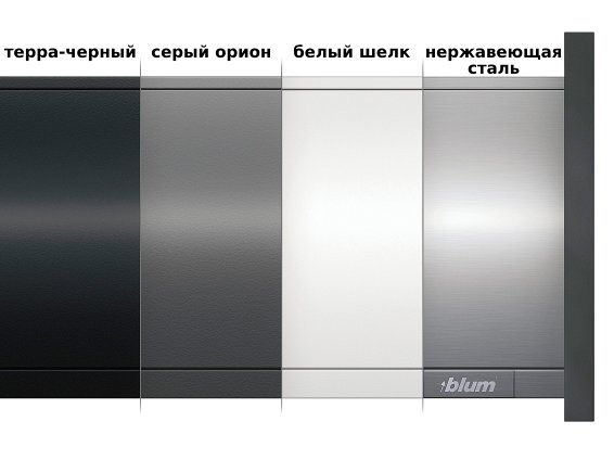 Внутренний ящик LEGRABOX pure TIP-ON BLUMOTION (высота C 177, глубина 350 мм, до 20 кг), серый орион