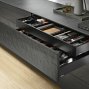 Внутренний ящик LEGRABOX pure TIP-ON BLUMOTION (высота M 90,5, глубина 270 мм, 10-20 кг), терра-черный
