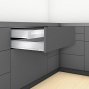 Внутренний ящик LEGRABOX pure (высота M 90,5, глубина 500 мм), под вставку, терра-черный